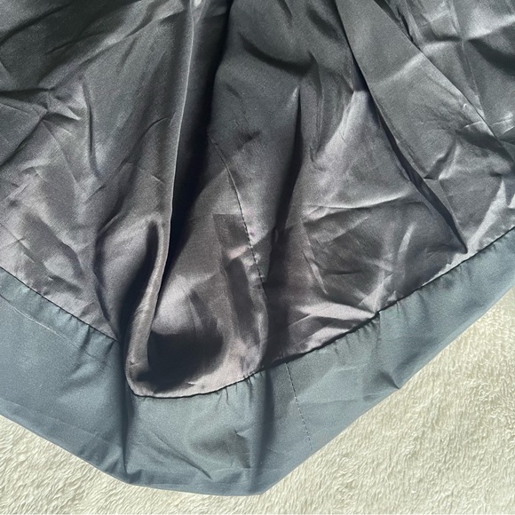 Italian-Made Black Midi-to-Maxi Asymmetrical Skirt with Side Ruching - Size M - Picture 6 of 6